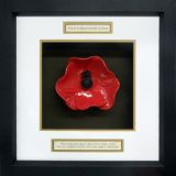 Royal Northumberland Fusilliers Ceramic Framed Poppy