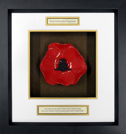 North-Staffordshire-Regiment-Ceramic-Framed-Poppy