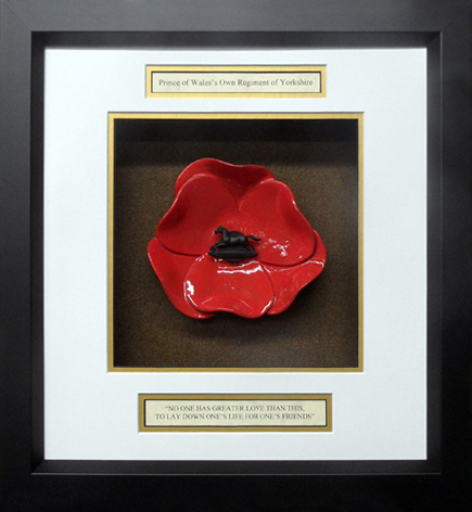 Prince-of-Wales's-Own-Regiment-of-Yorkshire-Ceramic-Framed-Poppy