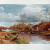 John Linnell The Canal at Newbury