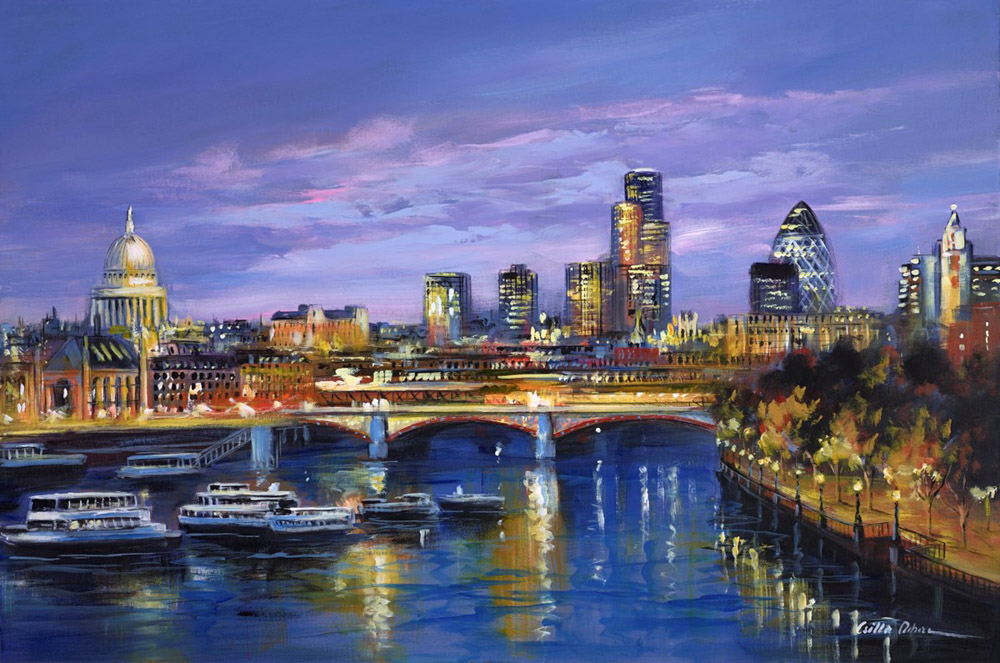 Csilla Orban - River Thames View, London | FrameUK - Tamworth