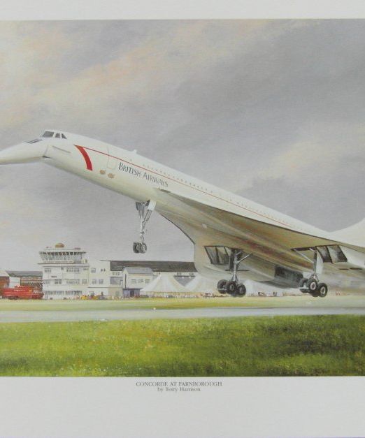 Terry Harrison Concorde at Farnborough