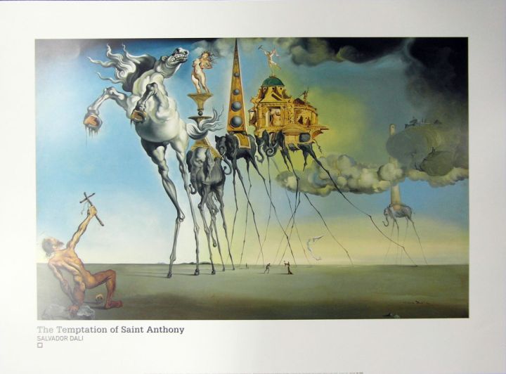 Salavdor Dali The Temptation of St. Anthony - Frame UK