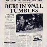 London Herald Berlin Wall Tumbles