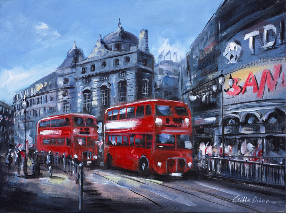 Csilla Orban - In Piccadilly Circus, London | FrameUK - Tamworth