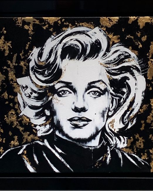 Marilyn Golden Girl Framed